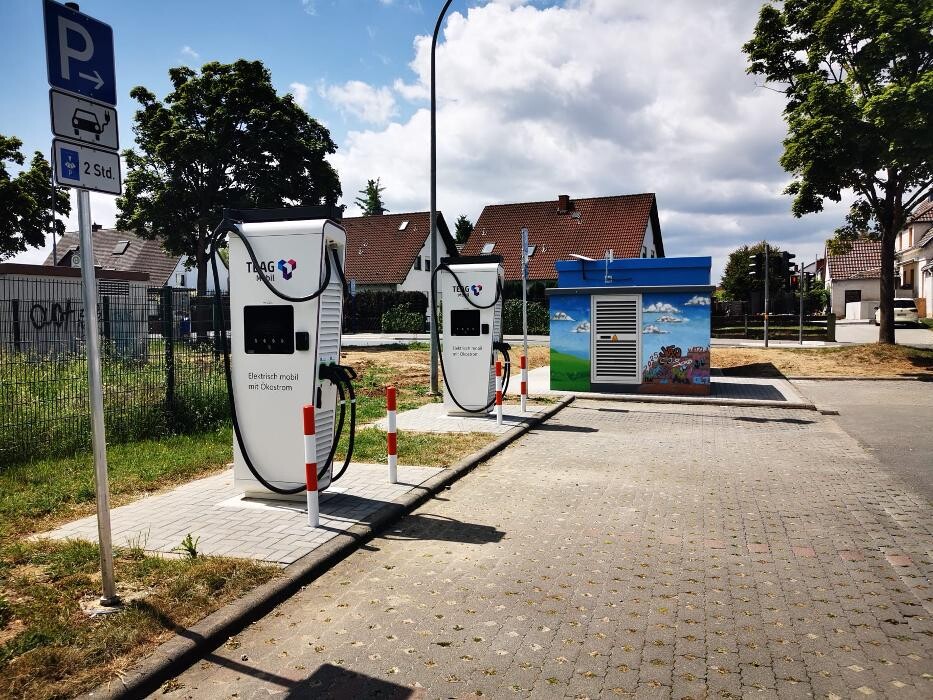 Bilder TEAG Mobil-Ladestation