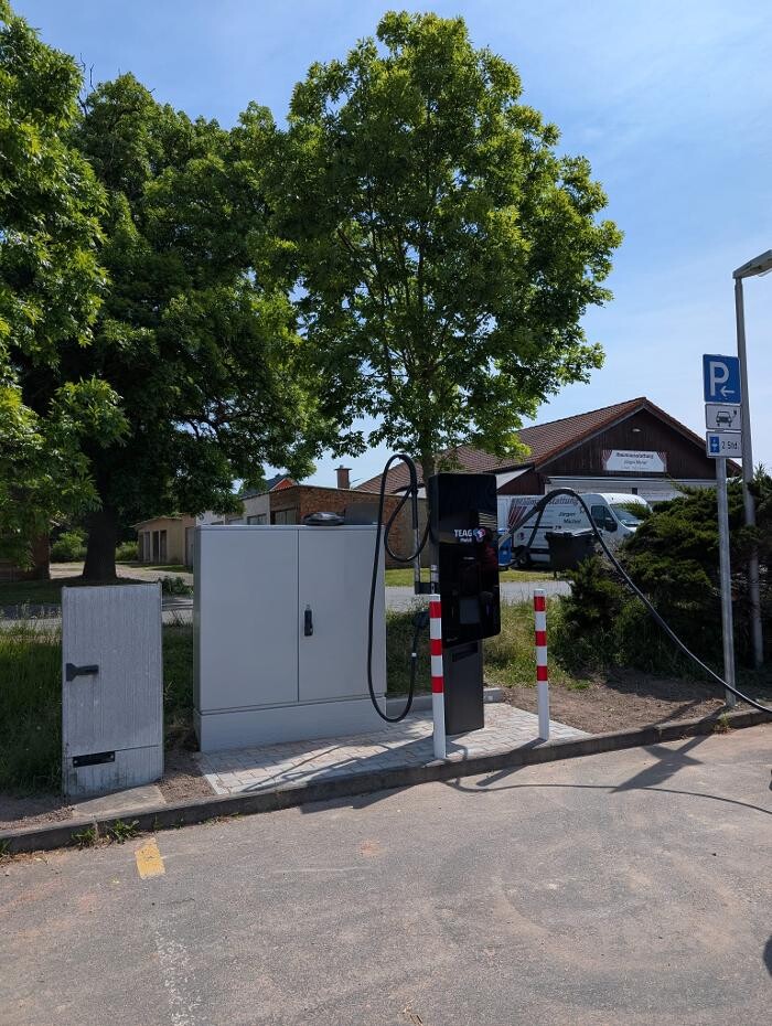 Bilder TEAG Mobil-Ladestation
