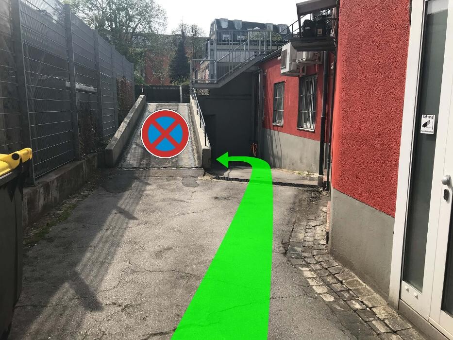 Bilder ampido Parkplatz
