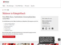 Website Screenshot Malteser Hilfsdienst