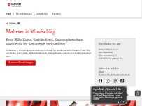 Website Screenshot Malteser Hilfsdienst