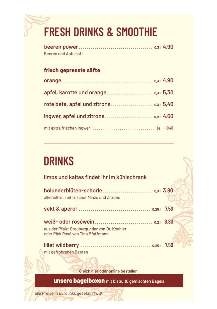 Bilder BAGELS & COFFEE | Breakfast . Lunch . Catering