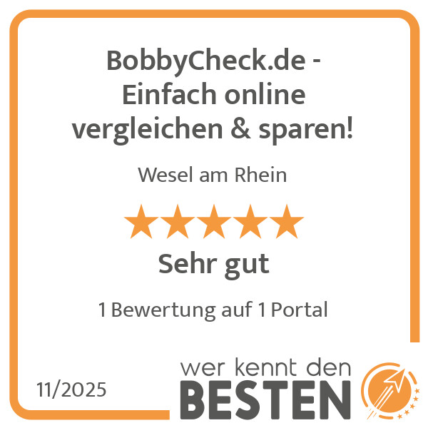 Bilder BobbyCheck.de - Einfach online vergleichen & sparen!