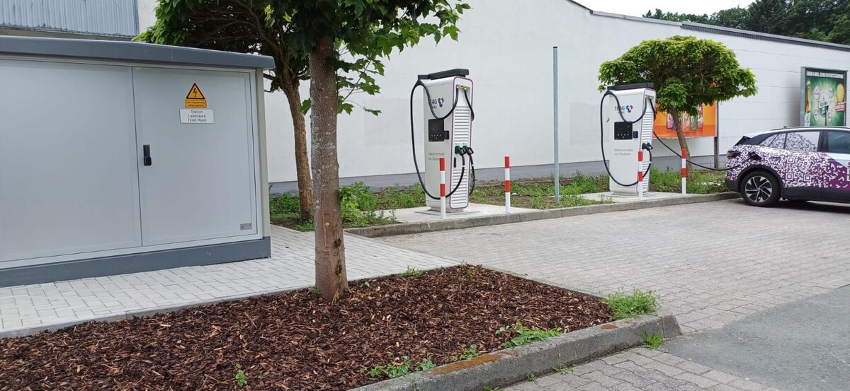 Bilder TEAG Mobil-Ladestation