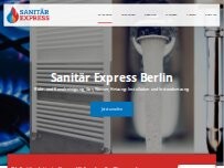 Website Screenshot Sanitär Express GbR