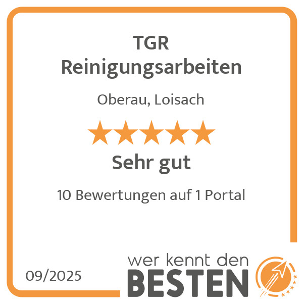 Bilder TGR Reinigungsarbeiten