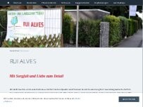 Website Screenshot Garten- und Landschaftsbau Rui Alves