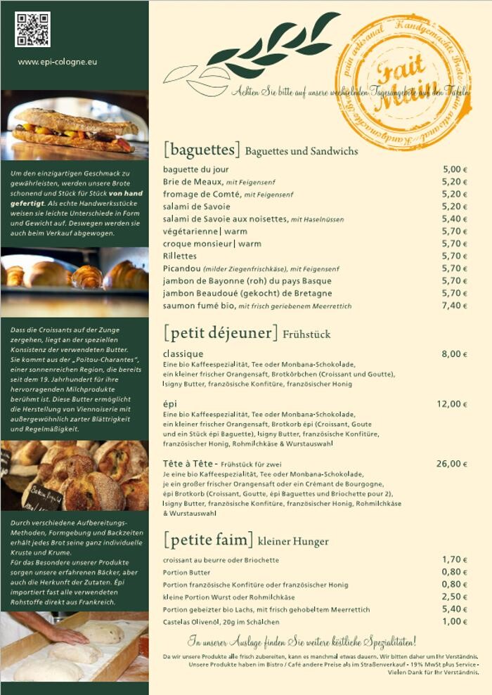 Bilder épi Boulangerie Patisserie
