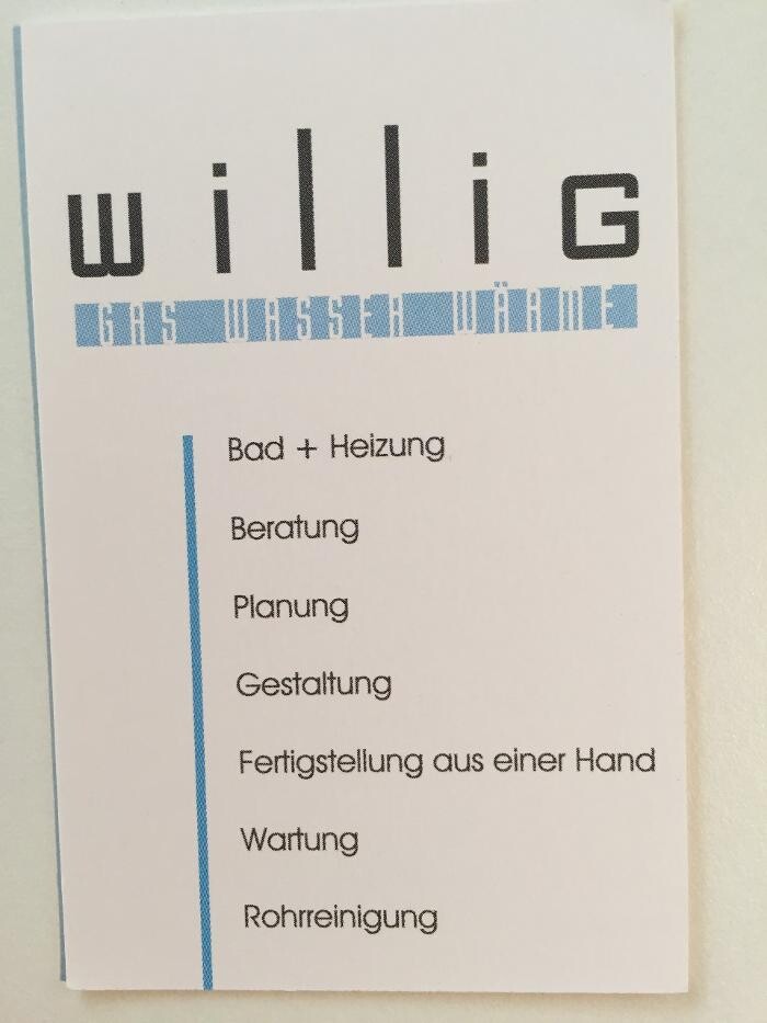 Bilder Willig Gas - Wasser - Wärme - Lüftung Reiner Simon e.K.