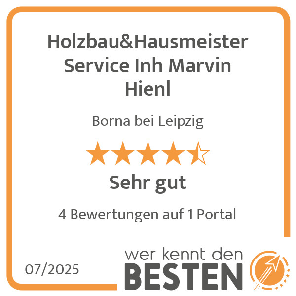 Bilder Holzbau&Hausmeister Service Inh Marvin Hienl