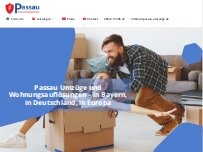 Website Screenshot Passau Umzüge und Wohnungsauflösungen