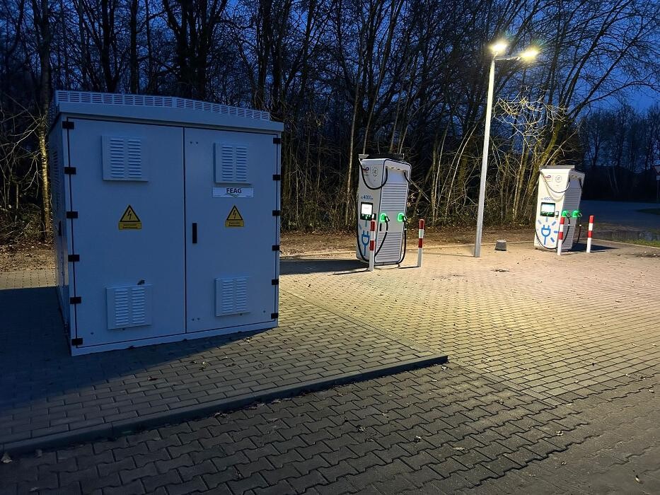 Bilder TotalEnergies Charging station
