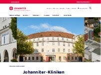 Website Screenshot Johanniter-Kliniken Hamm Standort Knappenstr.