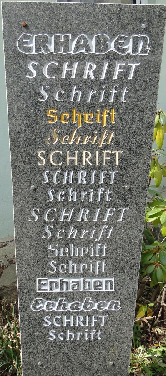 Bilder Steinmetz Zinau