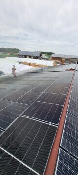 Bilder Photovoltaikanlagen Montage Steinhauer