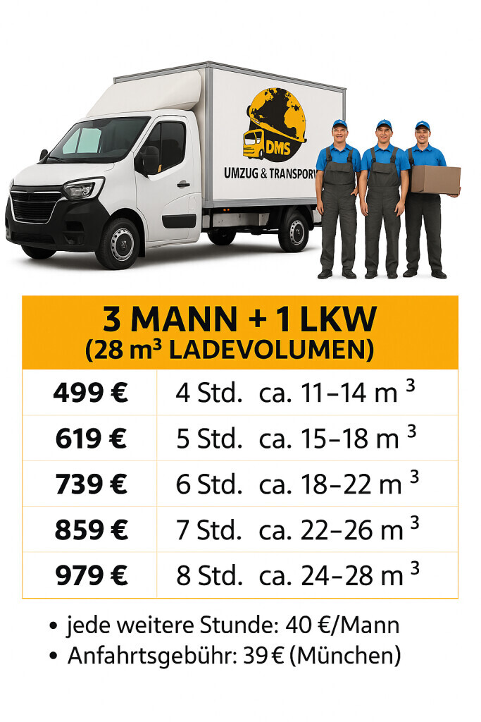 Bilder DMS Umzug & Transport