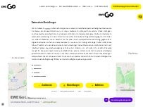 Website Screenshot EWE Go Ladestation