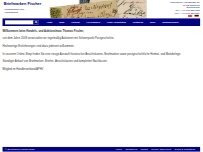 Website Screenshot Briefmarken Fischer Thomas