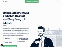 Website Screenshot CERTA | Immobilienbewertung Frankfurt - Immobiliengutachter & Sachverständige