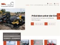 Website Screenshot A. Kraus HDD Mietpark