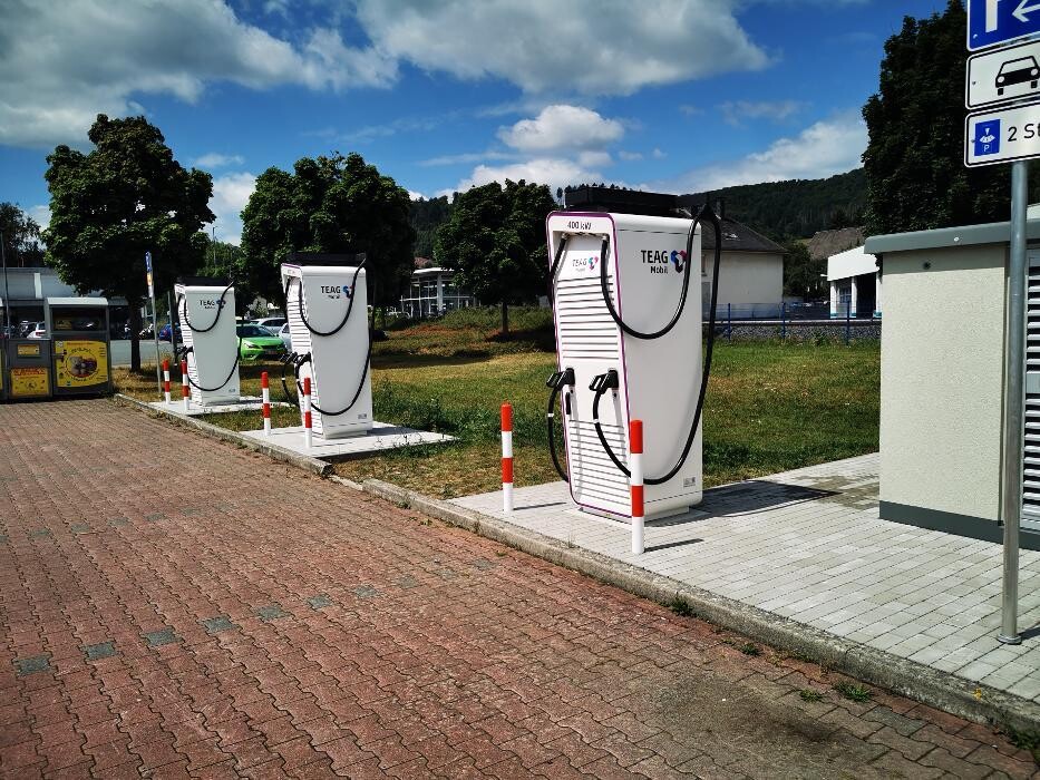 Bilder TEAG Mobil-Ladestation