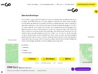 Website Screenshot EWE Go Ladestation