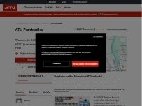 Website Screenshot ATU Frankenthal