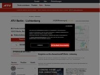 Website Screenshot ATU Berlin - Lichtenberg