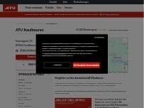 Website Screenshot ATU Kaufbeuren