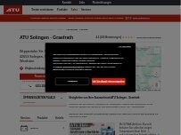Website Screenshot ATU Solingen - Graefrath