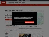Website Screenshot ATU Rosenheim - Kolbermoor