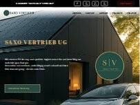 Website Screenshot Saxo Vertrieb