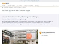 Website Screenshot Brustdiagnostik 360° - Mammographie in Ratingen
