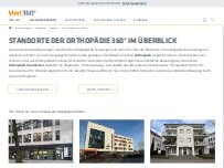 Website Screenshot Orthopädie 360° in Puchheim
