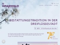 Website Screenshot Bestattungshaus Graswald e.K. Inh. Stefan Gass