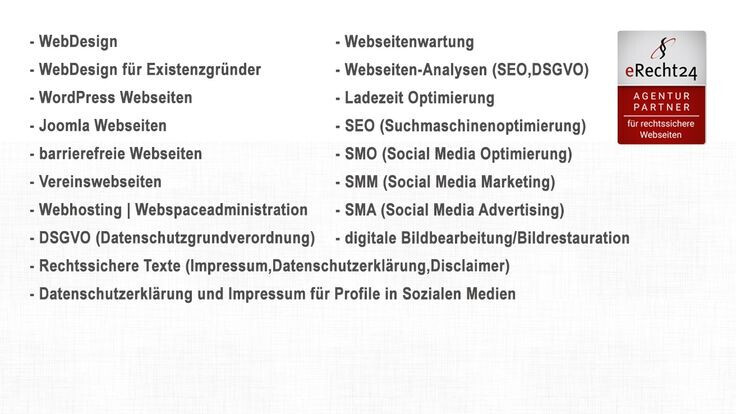 Bilder seoBOXX Webdesign