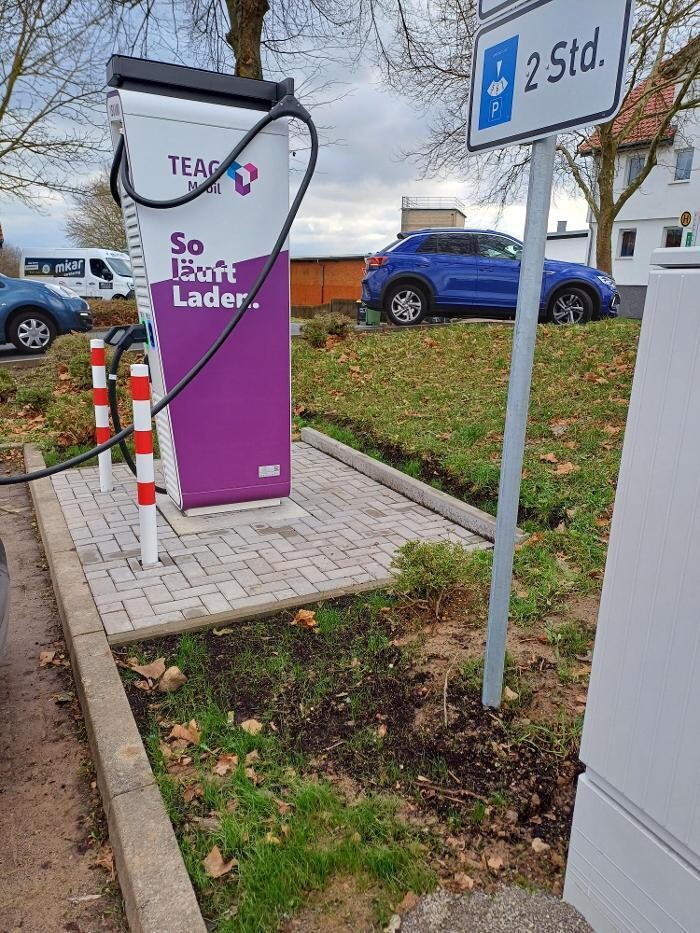 Bilder TEAG Mobil-Ladestation