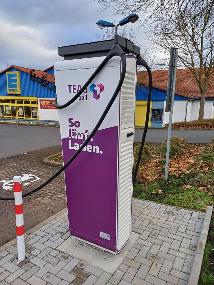 Bilder TEAG Mobil-Ladestation