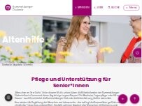 Website Screenshot RDA gGmbH Diakonisches Sozialzentrum