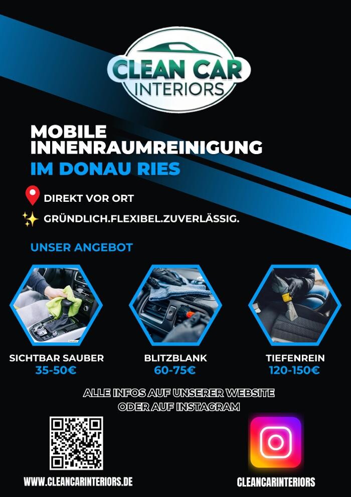 Bilder Clean Car Interiors - Innenraumreinigung
