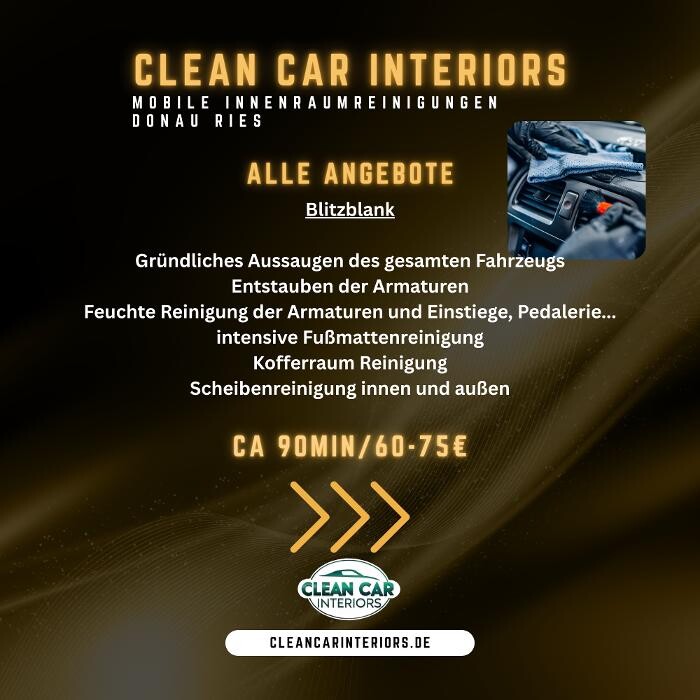 Bilder Clean Car Interiors - Innenraumreinigung