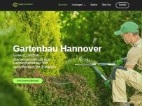 Website Screenshot GreenCraftBau