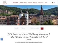 Website Screenshot Hotel Holländer Hof