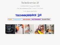 Website Screenshot Sanitär - und Elektrofachbetrieb