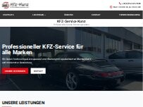 Website Screenshot KFZ- & Reifenservice Kunz