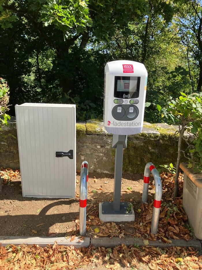 Bilder WVV Energie E-Ladestationen