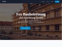 Website Screenshot Fey Baubetreuung und Ausführung GmbH