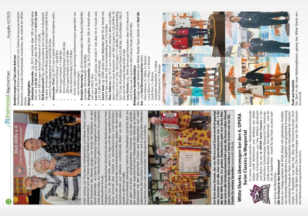 Bilder White Sharks Trier e.V.