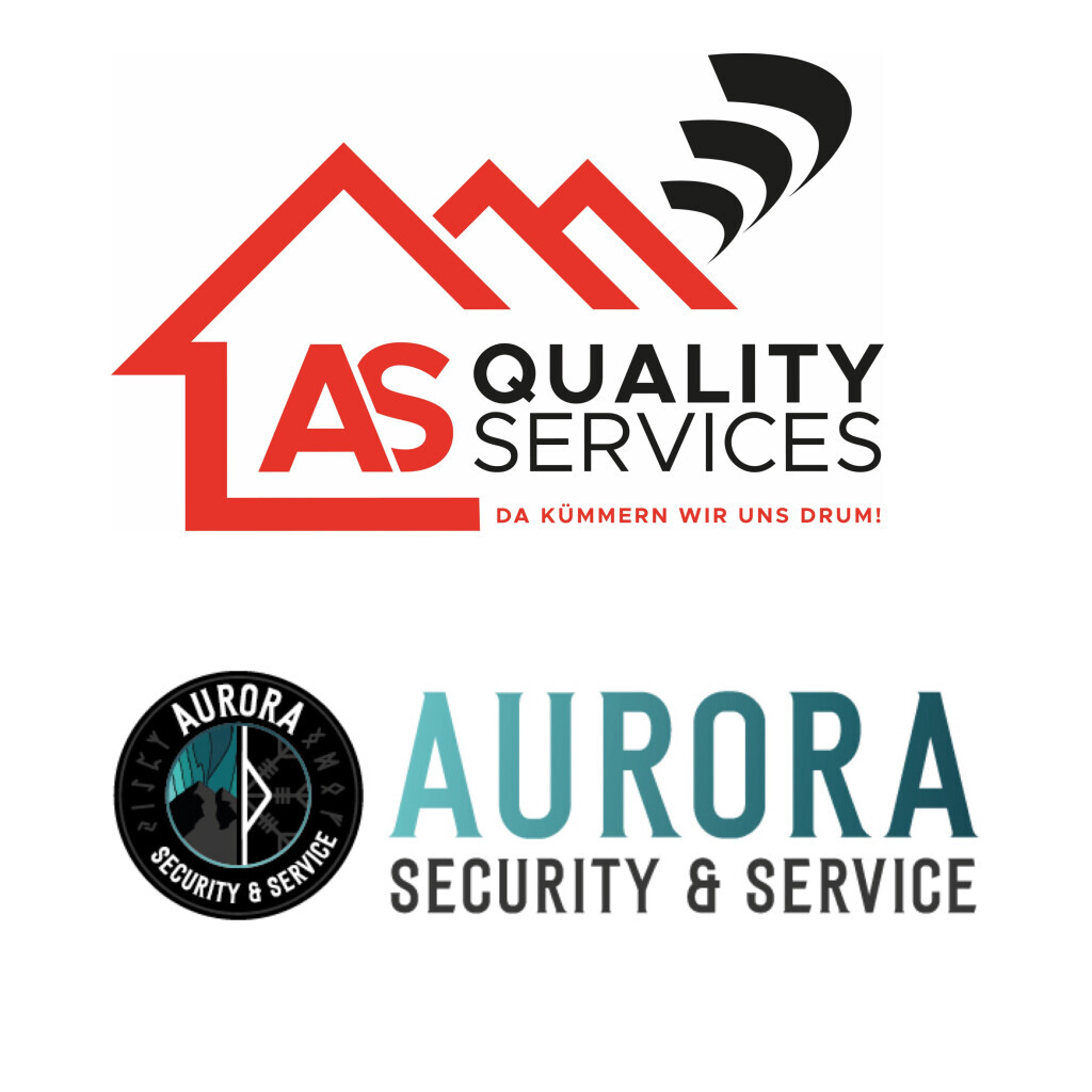 AS - Quality Services / AURORA - Security & Service Logo