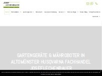 Website Screenshot Josef Lechenbauer | Garten-Forst und Reinigungstechnik